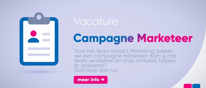 Vacature Campagne Marketeer