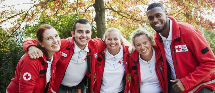 Vrijwilligers bij het Rode Kruis Utrecht